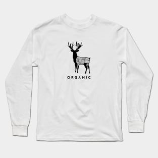 Hunting Deer is Organic Cuts of Meat for Hunters Long Sleeve T-Shirt